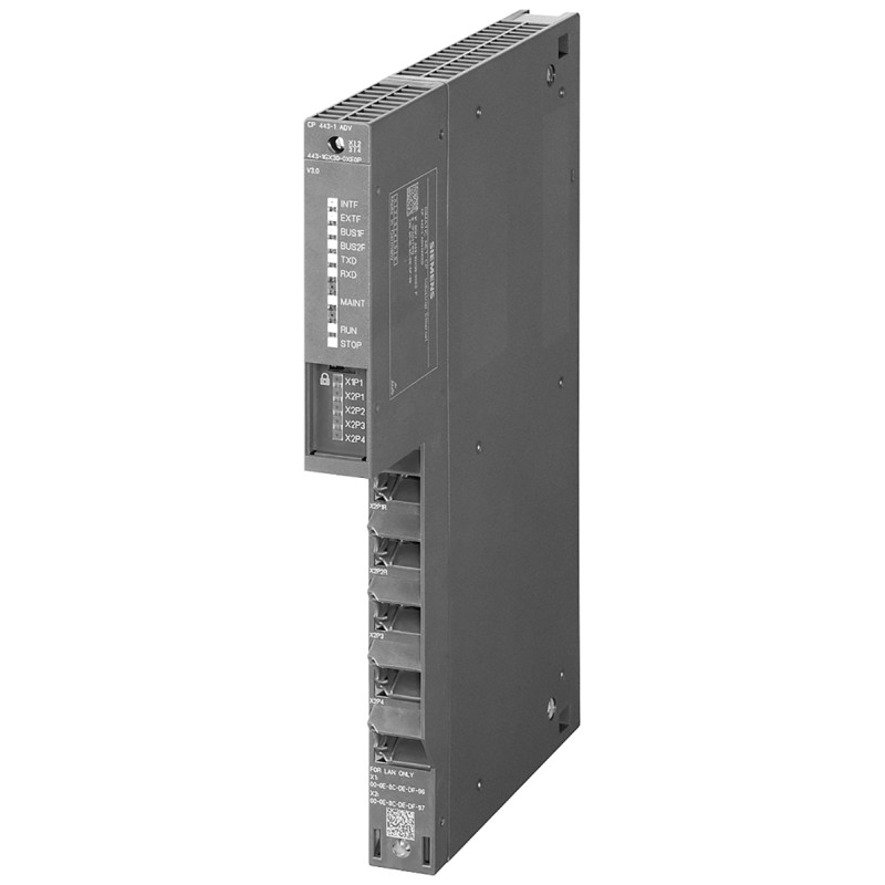1 pcs - Siemens 6GK7443 Series PLC Expansion Module for Use with SIMATIC S7, RJ45, Digital