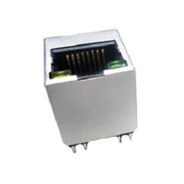 1 pcs : ARJC07-111071A - Modular Connectors / Ethernet Connectors CONN MAGJACK 1PORT 100 BASE-TX