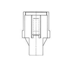 1 pcs : 7322962340 - Automotive Connectors CONN 2P SWP LT GRY