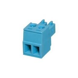 1 pcs : TBP02P1-381-02BE - Pluggable Terminal Blocks Terminal block, pluggable, 3.81, plug, 2 pole, slotted screw, blue