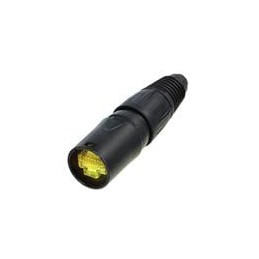 1 pcs : NE8MX-B-1 - Modular Connectors / Ethernet Connectors CAT5 Cable Carrier Black TOP