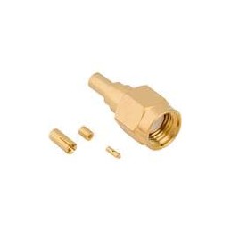 1 pcs : 901-10780 - RF Connectors / Coaxial Connectors RPSMA ST CBL-PLG F/H CRM