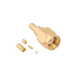 1 pcs : 901-10781 - RF Connectors / Coaxial Connectors RPSMA ST CBL-PLG F/H CRM