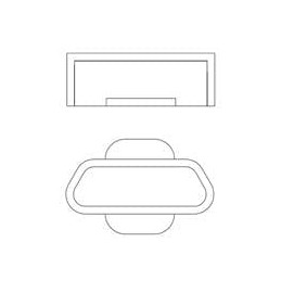 1 pcs : 000-01-09-162 - D-Sub Tools & Hardware Micro-D 9P Dust Cap Molded Plastic