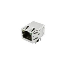 1 pcs : JXD6-0001NL - Modular Connectors / Ethernet Connectors 100BaseTX 1x1 Tab Up Grn/Ylw LEDs Ethernt
