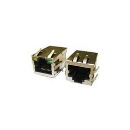 1 pcs : ARJ11C-MBSAT-A-B-3MU2 - Modular Connectors / Ethernet Connectors CONN MAGJACK 1PORT 1000 BASE-T