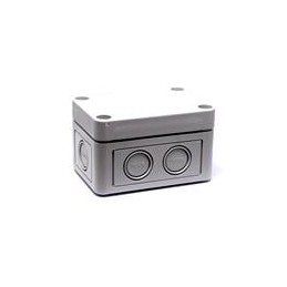 1 pcs : 125-402 - Enclosures for Industrial Automation PC97-6 Polycarb Gray PG Knockouts