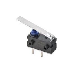 1 pcs : D2AW-A053H - Basic / Snap Action Switches SPST-NO Long strt leaf lever