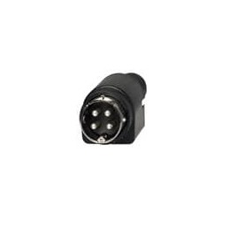 1 pcs : KPPX-4P-SR7DI - DC Power Connectors PWR-PLUG 4P SnapnLck 7mmID Strain Rlf BL