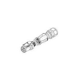 1 pcs : UTL6JC103G1S - Circular Push Pull Connectors Female Plug, bshell 4P
