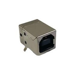1 pcs : RAHPCUB20 - USB Connectors USB 2.0 RA TH