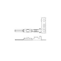 1 pcs : 71141170 - Automotive Connectors TERM 090 M 2.3MM UNSLD