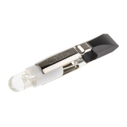 1 pcs - RS PRO White LED Indicator Lamp, 28V dc, Telephone Slide Base, 5.5mm Diameter, 1500mcd