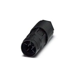 1 pcs : 1410415 - Circular Push Pull Connectors QPD C 4PE6 0 1X9-14 BK