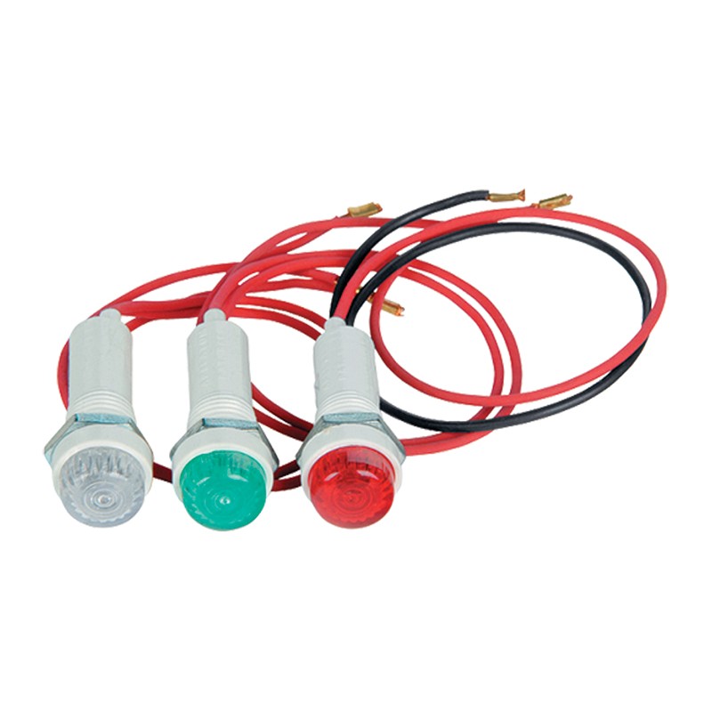 1 pcs - WEG, PL, Panel Mount Red Pilot Light, Round, 400 - 560V ac