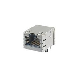 1 pcs : 93627-3606 - Modular Connectors / Ethernet Connectors 0.85IN INV MX-MAG 8 CORE GIG W/SHLD TAB