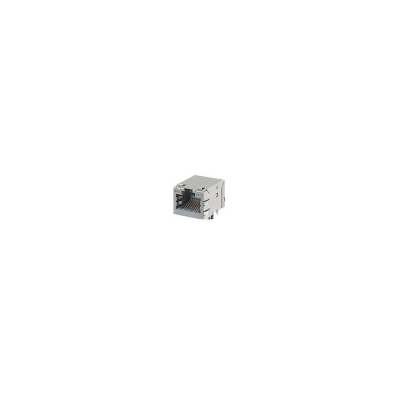 1 pcs : 93627-3606 - Modular Connectors / Ethernet Connectors 0.85IN INV MX-MAG 8 CORE GIG W/SHLD TAB
