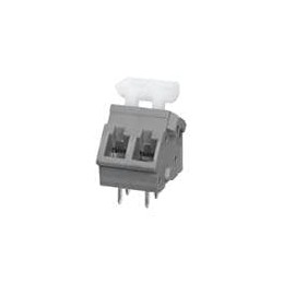 1 pcs : TBL005A-500-02GY-2WT - Fixed Terminal Blocks Terminal block, screwless, 5.00, 45, 2, Gray w White Button