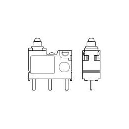 1 pcs : ASQ10410 - Basic / Snap Action Switches SWITCH SNAP SPDT .1A SEALED