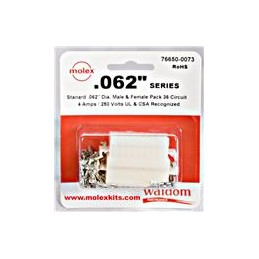 1 pcs : 76650-0073 - Pin & Socket Connectors .062 Connector Kit Pnl Mnt Plug Rec 36P