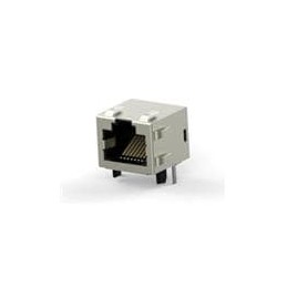 1 pcs : 1-406541-8 - Modular Connectors / Ethernet Connectors MJ, INV, 1X1, 0PNL G, .100'ST, SN