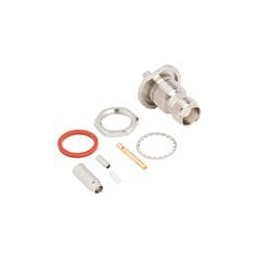 1 pcs : 031-2318 - RF Connectors / Coaxial Connectors BLHD JCK 174 316 Ni REAR MOUNT