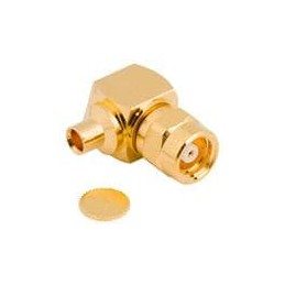 1 pcs : 152138 - RF Connectors / Coaxial Connectors SMC R/A PL .085 SEMI RIDGED