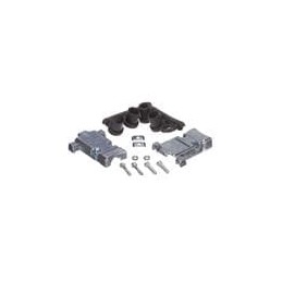 1 pcs : DMH-E-003 - D-Sub Backshells 9C 2PC METAL BCKSHLL