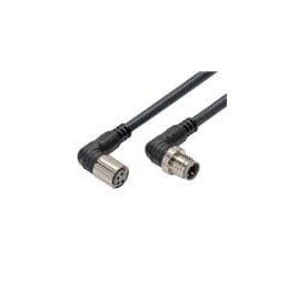 1 pcs : XS3F-M422-405-A - Sensor Cables / Actuator Cables M8 connect L-shaped 5m cable 4-wire