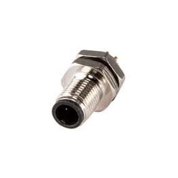 1 pcs : CDM503-04A-MP-R505-67 - Circular Metric Connectors PCB Type,Rear Fastened M5*0.5,A-Coding 4PIN ,Screw Copper alloy