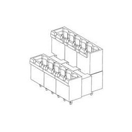 1 pcs : 39528-3016 - Pluggable Terminal Blocks 5.00MM EUR DR HDR VERT CE BLK 16CKT