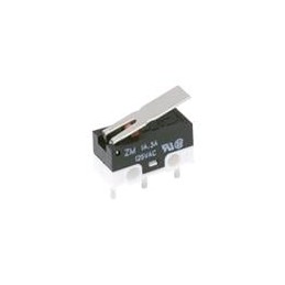 1 pcs : ZMCHM9T23T - Basic / Snap Action Switches SPDT Sim Roller Lvr 0.2A 60VDC 0.88N