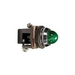 1 pcs : PLB5LB-024 - Industrial Panel Mount Indicators / Switch Indicators 30mm Metal Pilot Lgt Amber 24VAC/DC