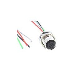 1 pcs : FPM12A05I12CR02 - Sensor Cables / Actuator Cables M12 5P FML BRSS/NKL REAR M16 12 PIGTAIL