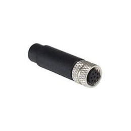1 pcs : PXPPVC08FBF08ACL010PVC - Sensor Cables / Actuator Cables M8 A-coding 8P Female Straight Molding Cable 1M