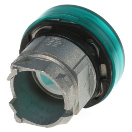 1 pcs - Schneider Electric Green Pilot Light Head, 22mm Cutout Harmony XB4 Series