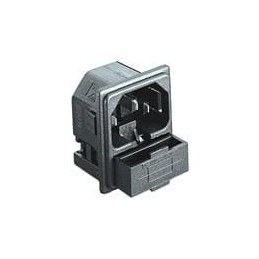 1 pcs : PF0011/10/63 - AC Power Entry Modules SNAP-IN FUSED SOL TB