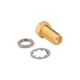 1 pcs : 901-10721 - RF Connectors / Coaxial Connectors RF Connector SMA Str head 50 Ohm 26.5 GHz