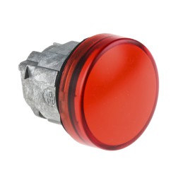 1 pcs - Schneider Electric Red Pilot Light Head, 22mm Cutout Harmony XB4 Series