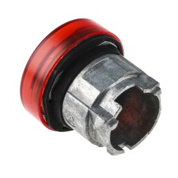 1 pcs - Schneider Electric Red Pilot Light Head, 22mm Cutout Harmony XB4 Series