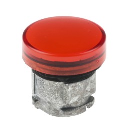 1 pcs - Schneider Electric Red Pilot Light Head, 22mm Cutout Harmony XB4 Series