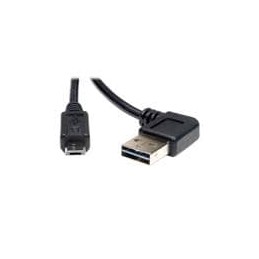 1 pcs : UR050-003-RA - USB Cables / IEEE 1394 Cables 3' USB 2.0 UniRvrCbl Right M/MicroMale