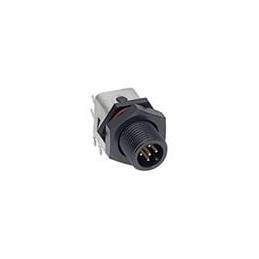 1 pcs : 120070-0086 - Circular Metric Connectors MicroChange M12 Recp 3P Male 90deg Angle