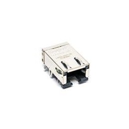 1 pcs : L834-1G1T-91 - Modular Connectors / Ethernet Connectors 1PORT MID-PLANE 10/100 LED