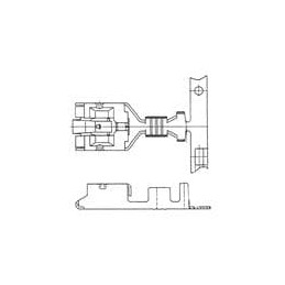 1 pcs : 71162783 - Automotive Connectors TERM 250 FEM 6.3MM UNSLD
