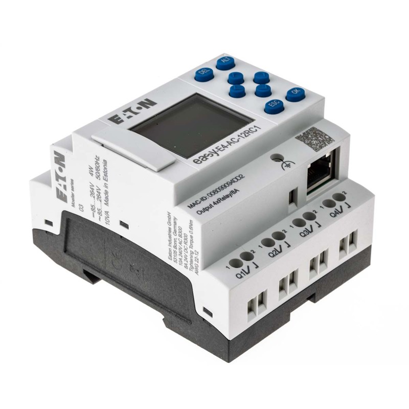 1 pcs - Eaton EasyE4 Series Starter Kit, 100 - 240 V ac/dc Supply, Relay Output, 8-Input, Digital Input