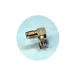 1 pcs : 964A595 - RF Connectors / Coaxial Connectors SMA RT ANGLE PCB FEMALE