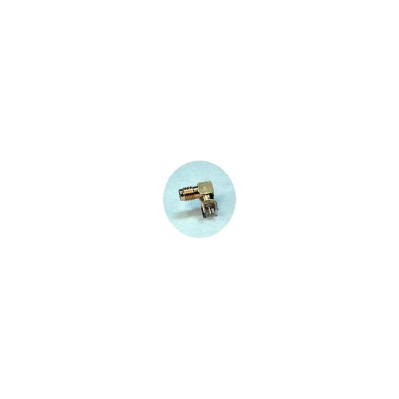 1 pcs : 964A595 - RF Connectors / Coaxial Connectors SMA RT ANGLE PCB FEMALE