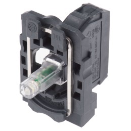 1 pcs - Schneider Electric Harmony XB5 Series Light Block, 24V ac/dc, White Light