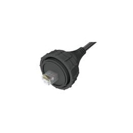 1 pcs : SCPE-G-02.00-D-O-NP - Ethernet Cables / Networking Cables AccliMate IP68 Sealed Circular Ethernet Cable Plug Assembly